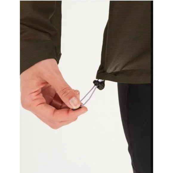 Marmot Jacket L Bantamweight Anorak Packable Green Lihtweight Waterproof - Picture 2 of 14